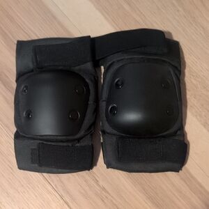 Black Protective Knee Pads - Pair